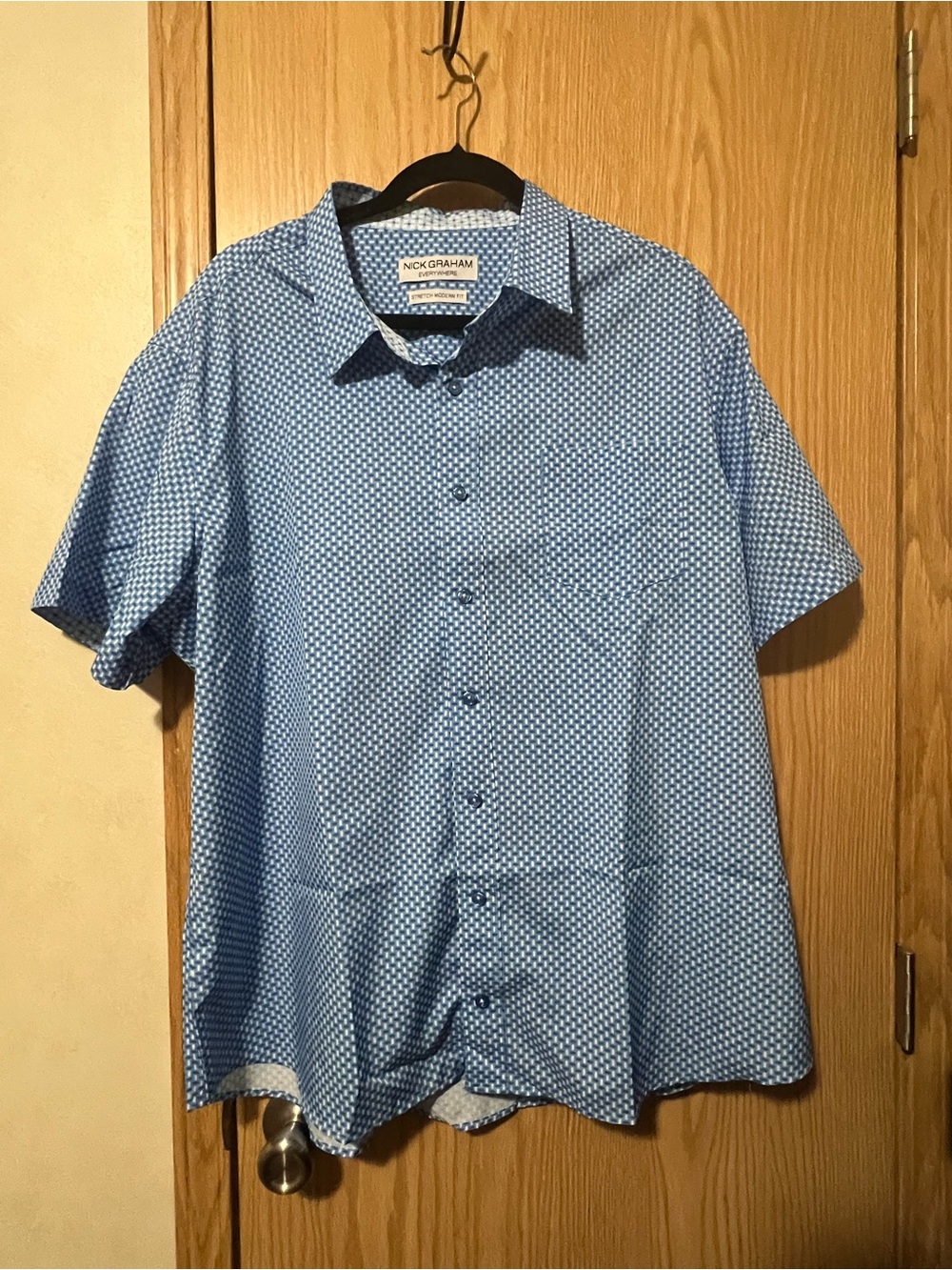 Nick Graham Everywhere Men's Performance Sport Short Sleeve Shirt in size XXL